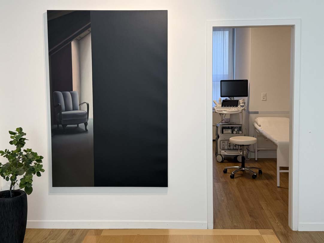 Korridor und Praxisräume